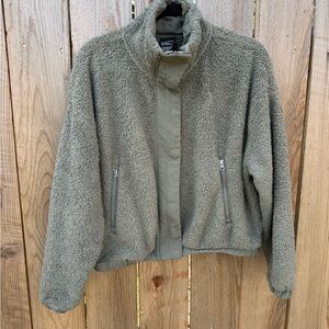 Vuori Olive Green Fleece Jacket